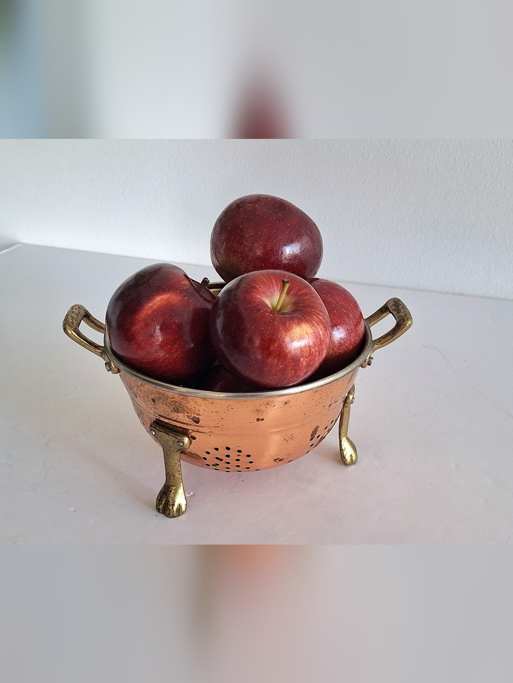 Small copper colander - Picture 12 of 14